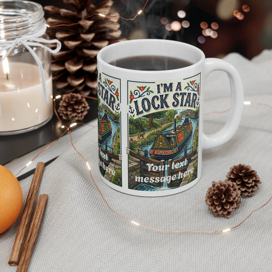 I'm a Lock Star, Personalised Coffee Mug