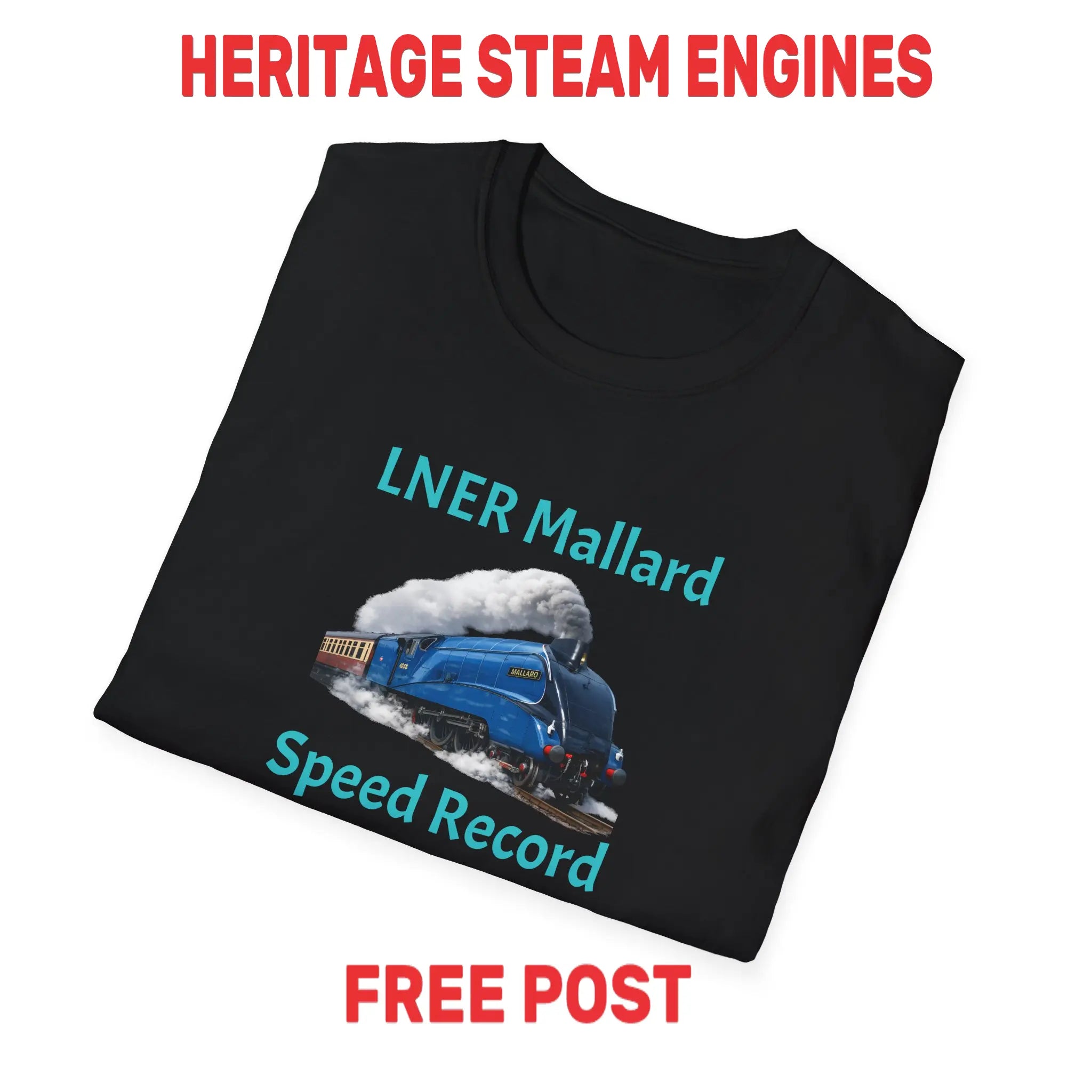 iMAGE OF THE FAMOUS STEAM LOCOMOTIVE MALLARD 