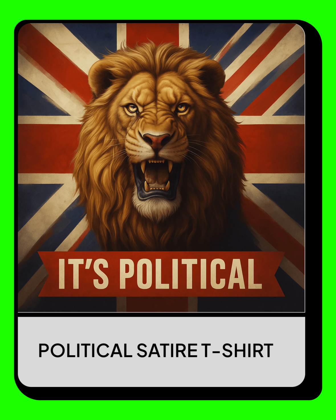 It's Political  Satire T-Shirt Collection Fat Boris