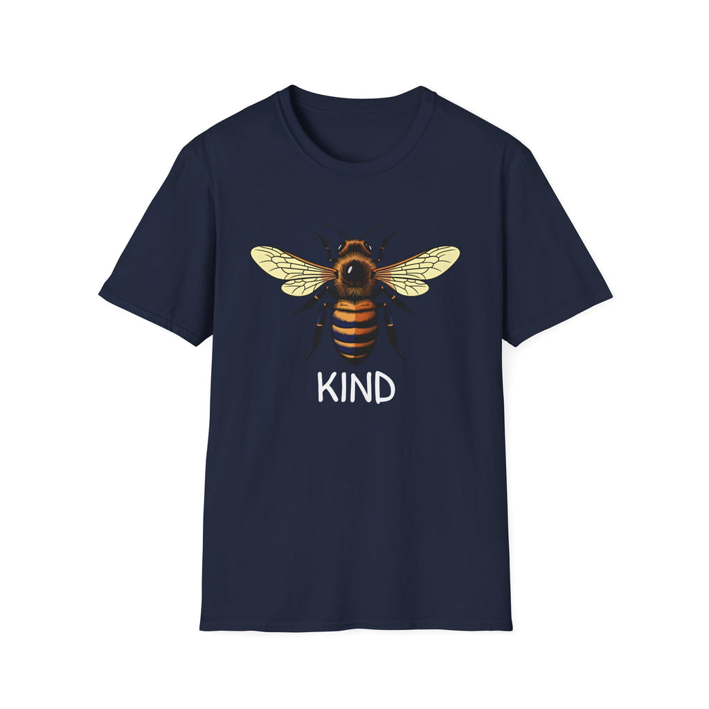 Bee Graphic T-Shirt — "Kind" Eco-Friendly Bee Tee for Nature Lovers Printify