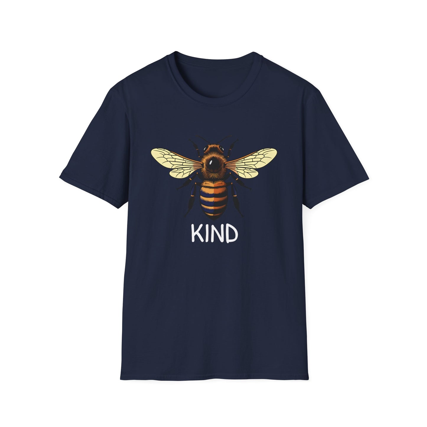 Bee Graphic T-Shirt — "Kind" Eco-Friendly Bee Tee for Nature Lovers Printify