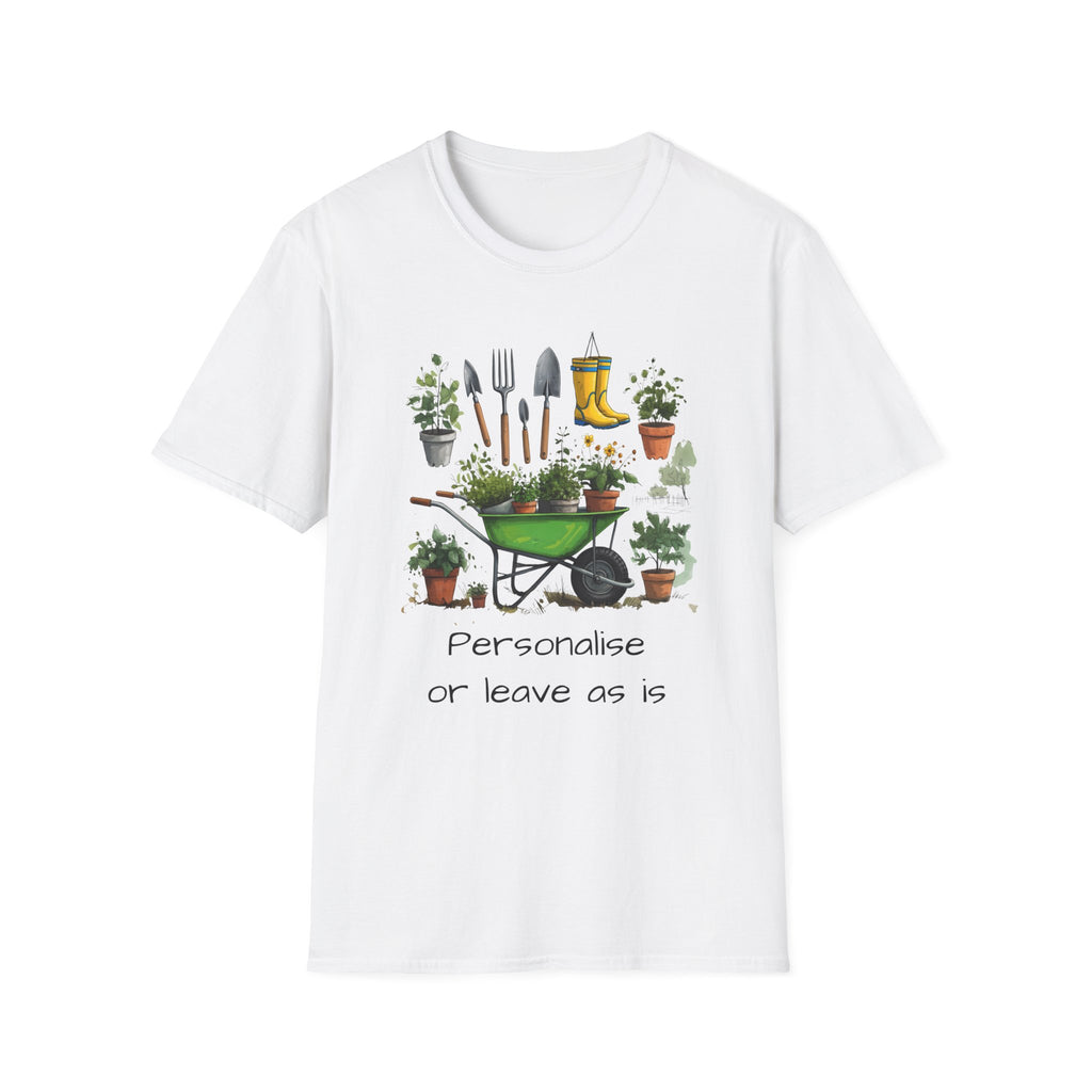 Gardening Tools Wheelbarrow T‑Shirt — Plant Lover Garden Tee Printify