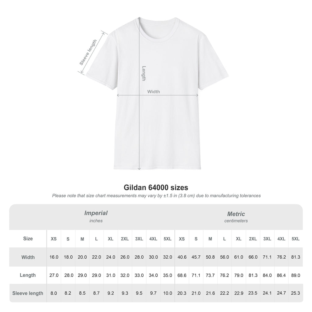 Size chart t shirt 
