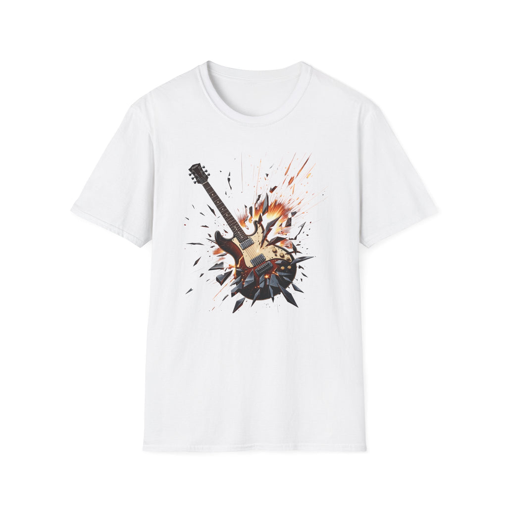 "Broken Guitar Smash" graphic T-Shirt