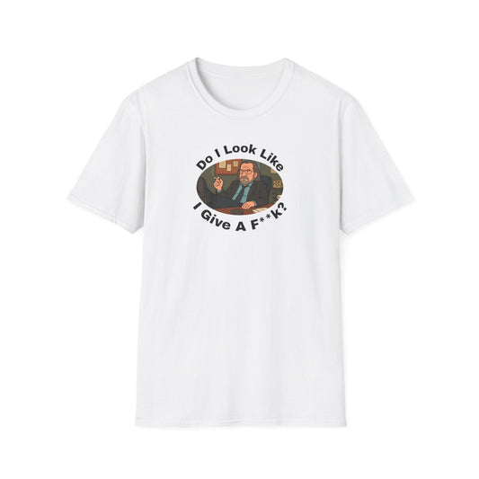T-Shirt Gary Oldman Slow Horses Inspired Do I Look Like I Give a F*** Unisex Softstyle Printify