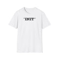 White t-shirt with 'INIT' text on a white background