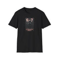 "Black t-shirt with System Error Code 6-7 dark aesthetic graphic design"