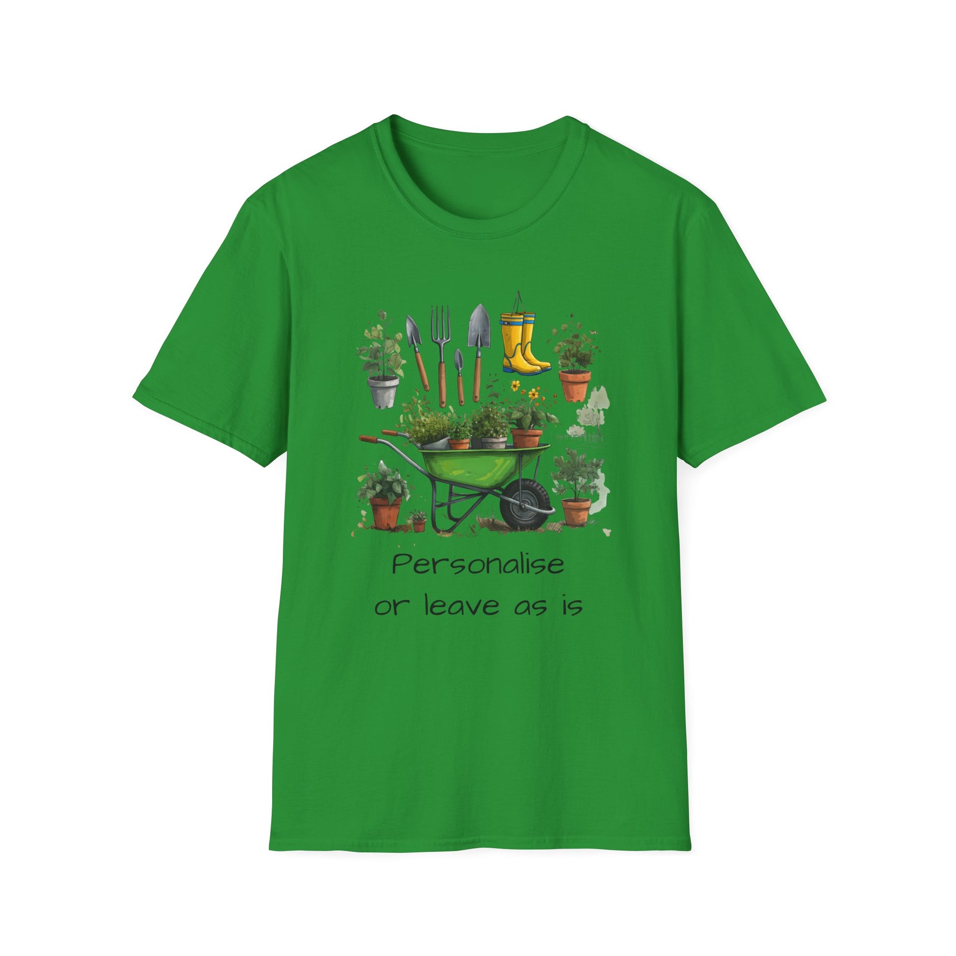 Gardening Tools Wheelbarrow T‑Shirt — Plant Lover Garden Tee Printify