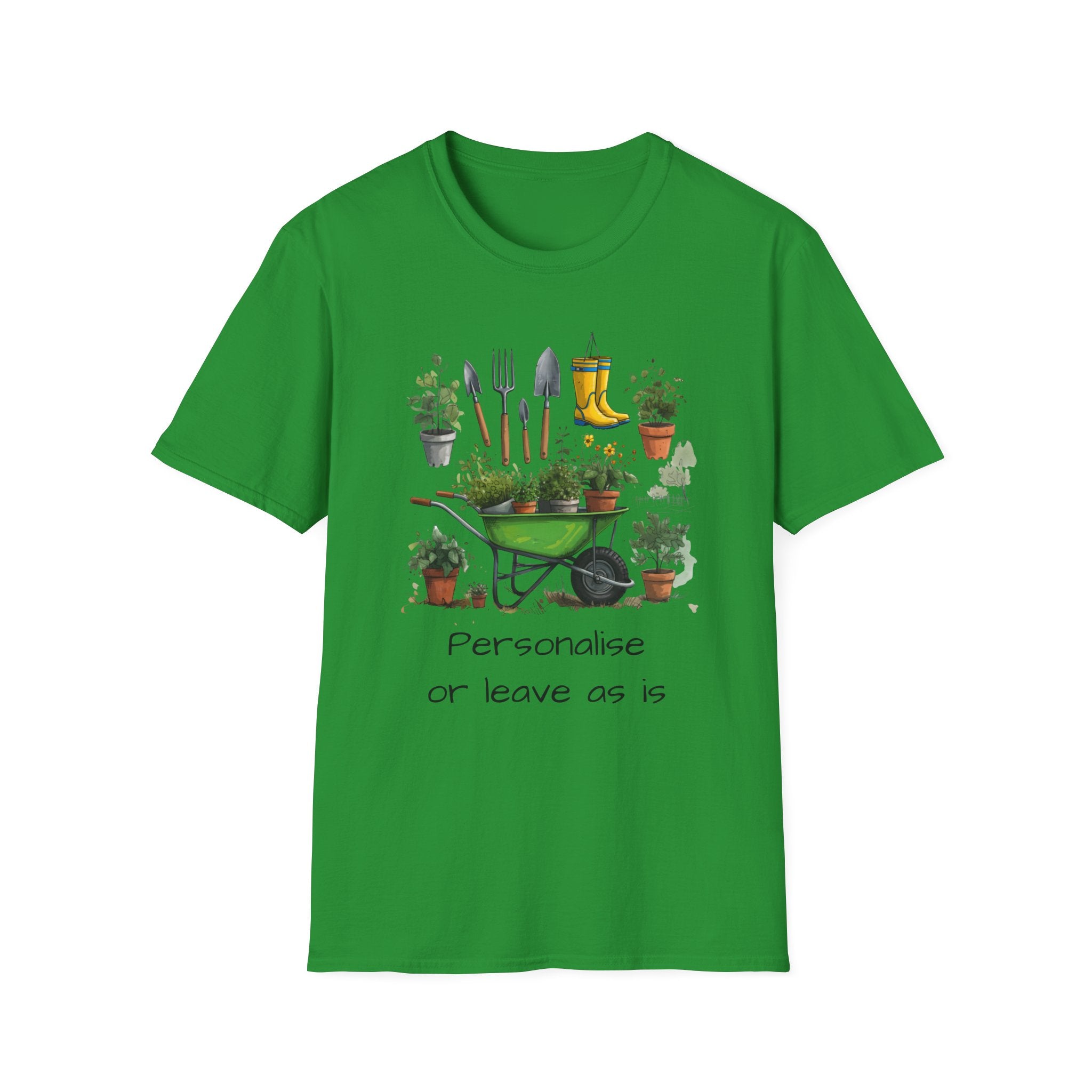 Gardening Tools Wheelbarrow T‑Shirt — Plant Lover Garden Tee Printify