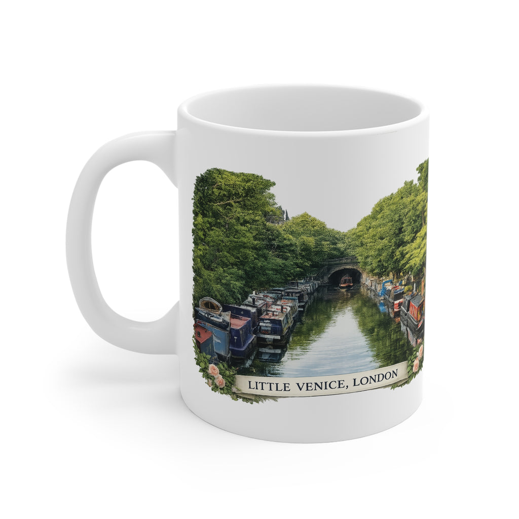 Little Venice London Mug — Scenic Regents  Canal Boat Coffee Cup