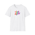 Colourfull Paint Splash Think Different Unisex Softstyle T-Shirt Printify