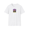 White t-shirt with a colourful graphic, AFC Richmond believe on a white background 