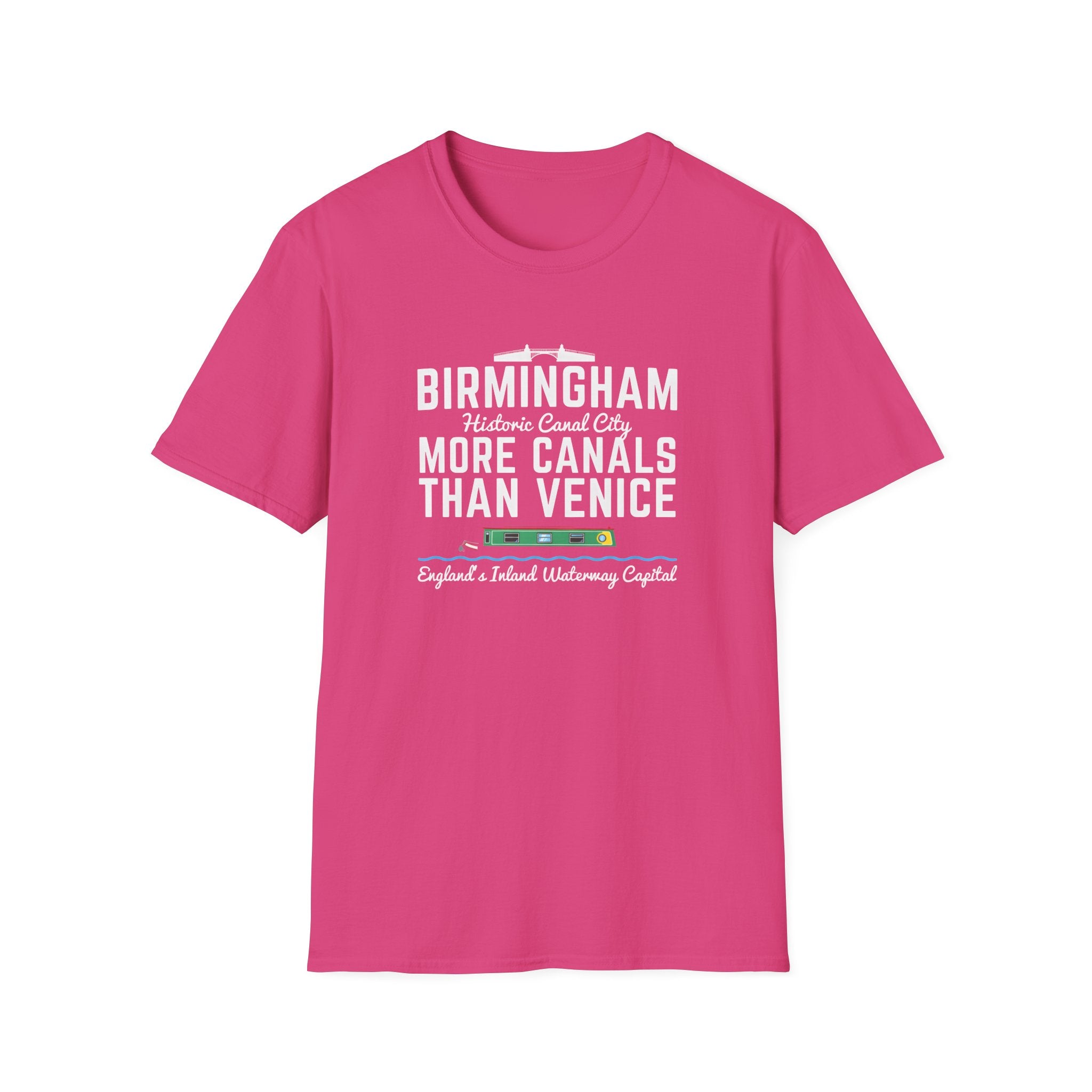Fat Boris Store: Historic Birmingham "More Canals Than Venice" T-Shirt