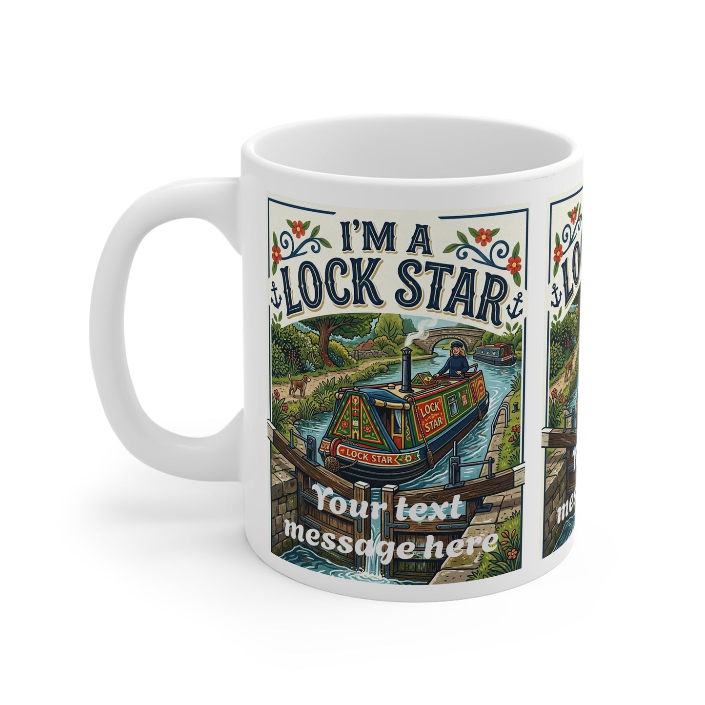 I'm a Lock Star, Personalised Coffee Mug 
