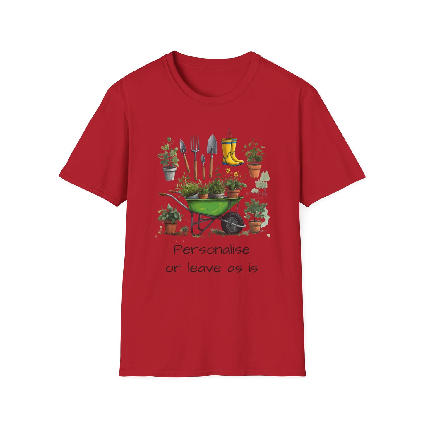 Gardening Tools Wheelbarrow T‑Shirt — Plant Lover Garden Tee Printify