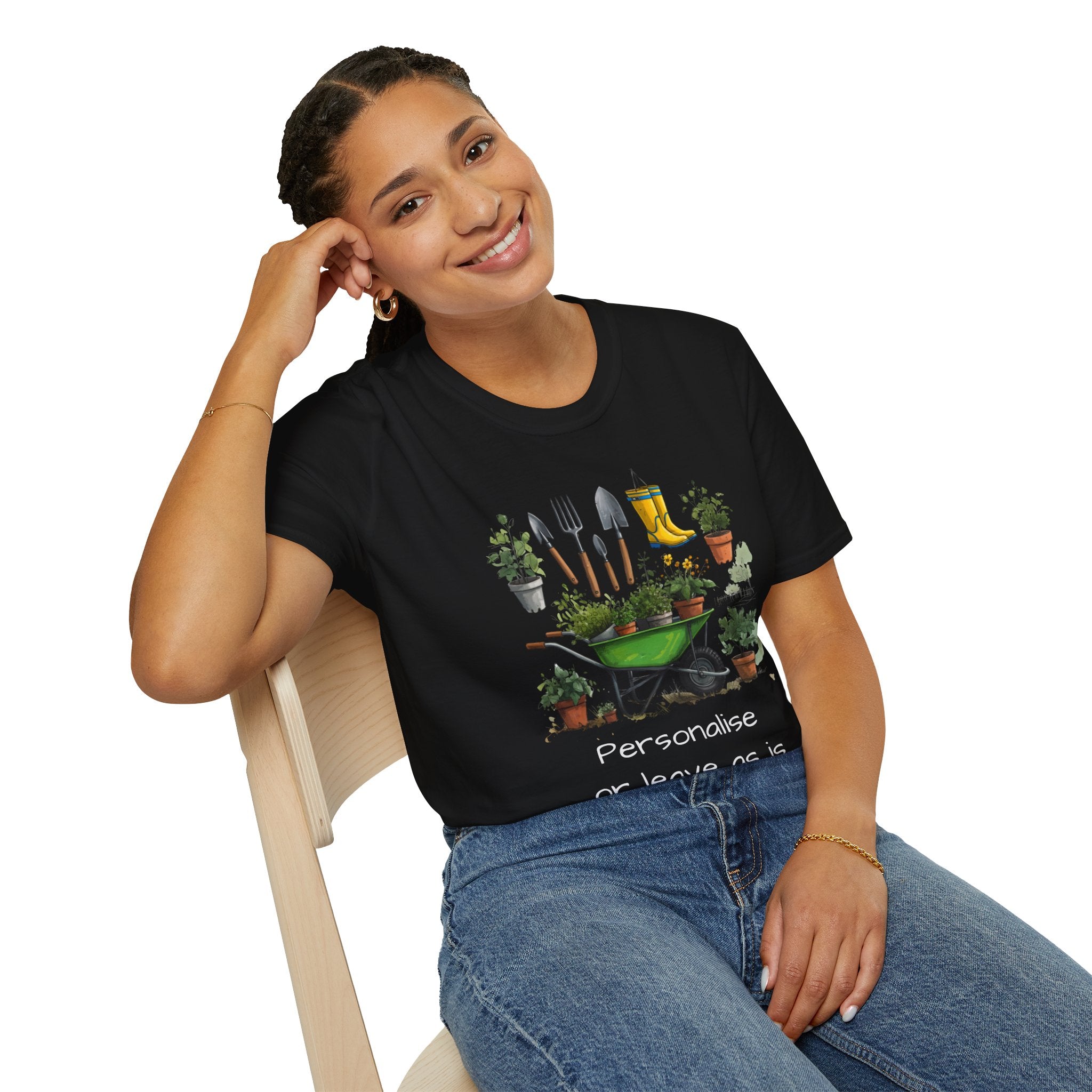 Gardening Tools Wheelbarrow T‑Shirt — Plant Lover Garden Tee Printify