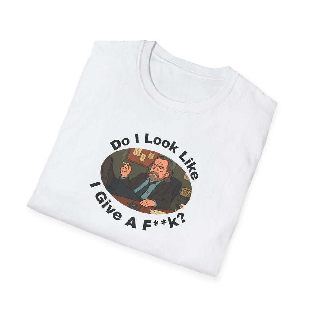 T-Shirt Gary Oldman Slow Horses Inspired Do I Look Like I Give a F*** Unisex Softstyle Printify