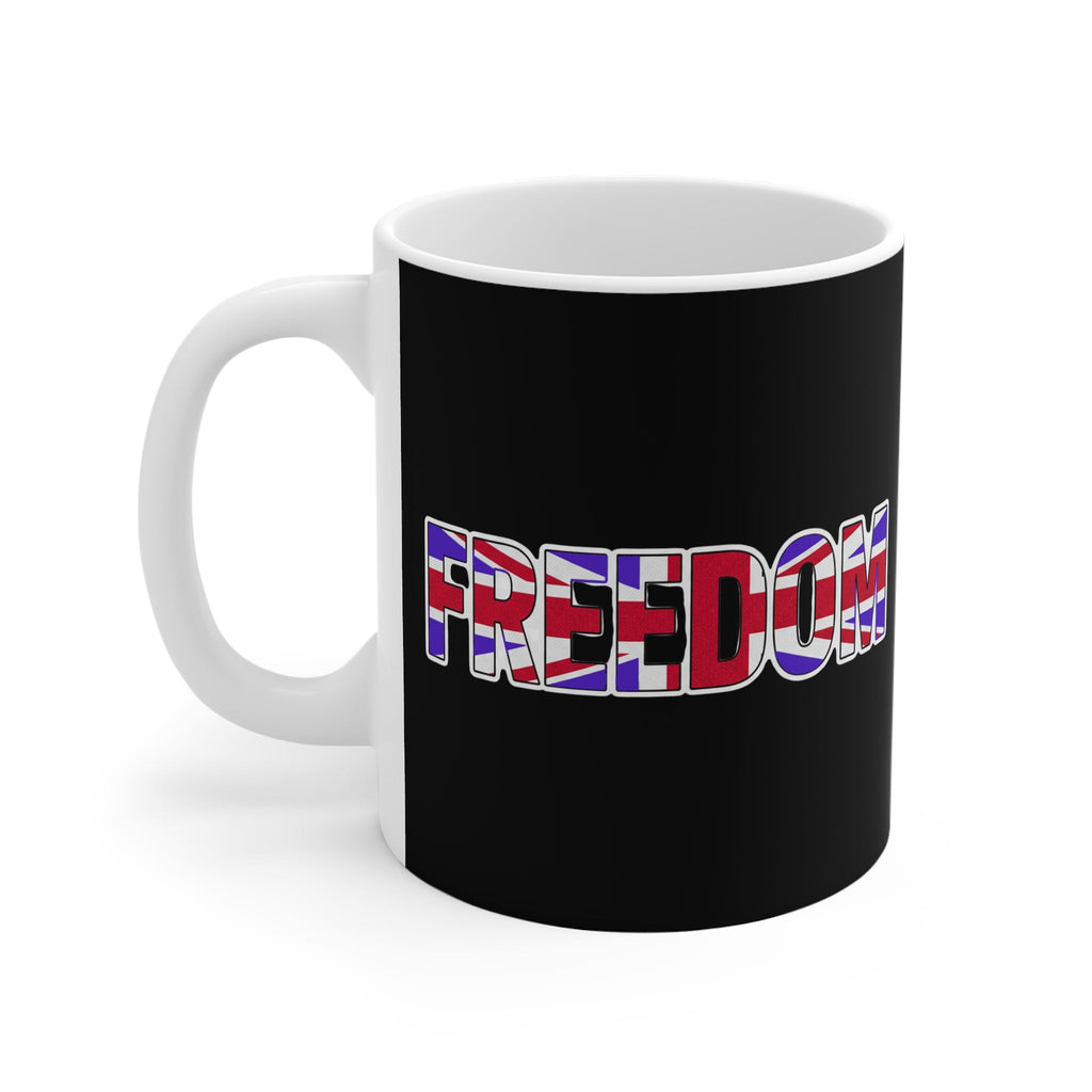 Union Jack Freedom 11oz Mug — British Pride Coffee Cup Printify