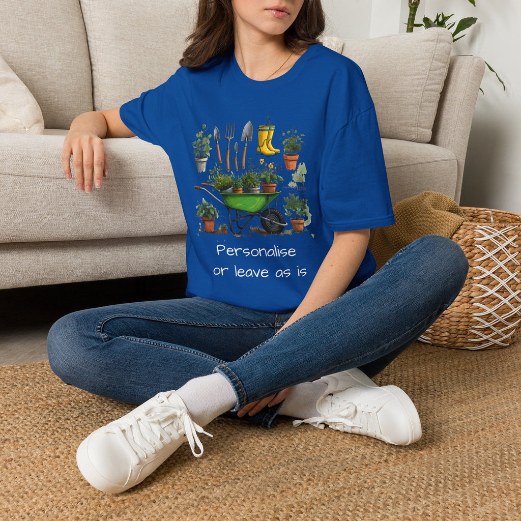 Gardening Tools Wheelbarrow T‑Shirt — Plant Lover Garden Tee Printify