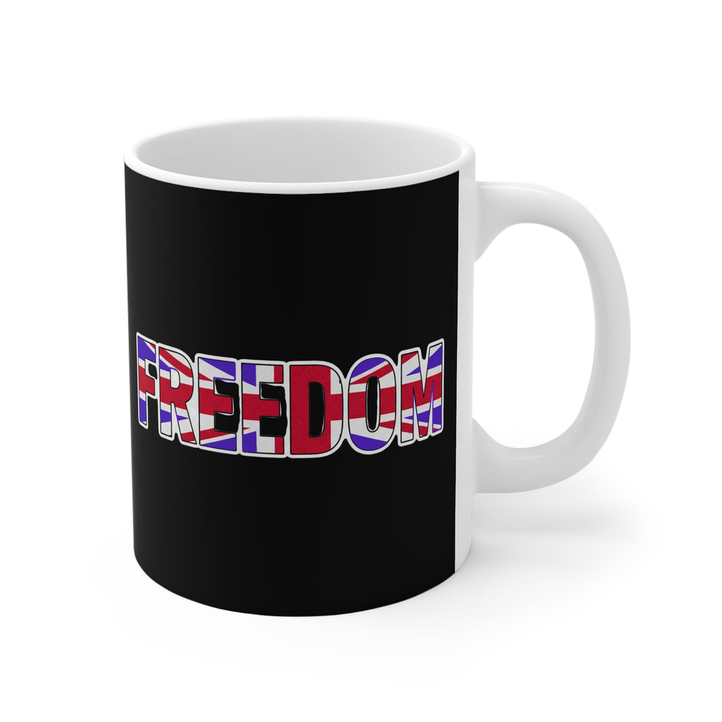 Union Jack Freedom 11oz Mug — British Pride Coffee Cup Printify