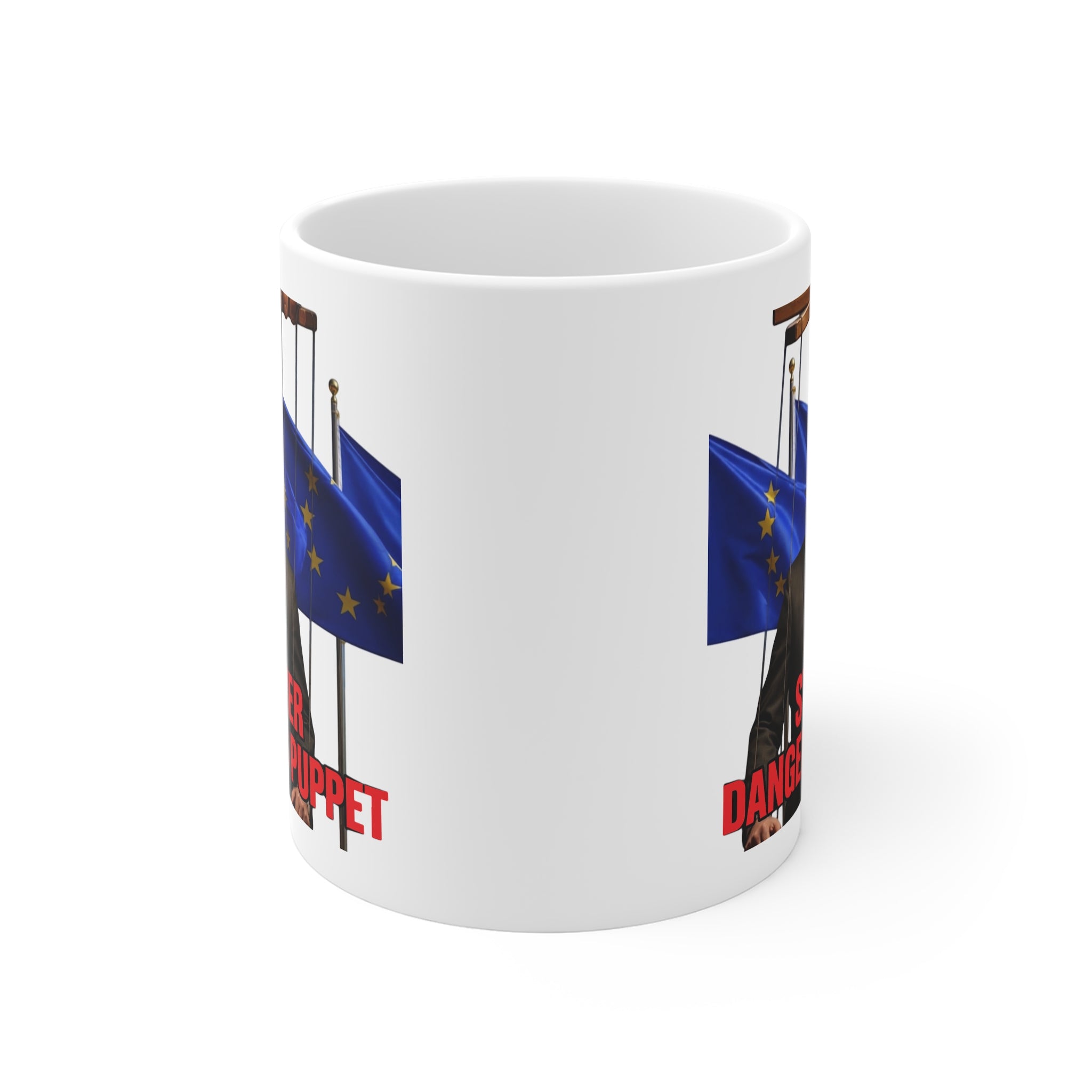 11oz Mug – "Starmer Dangerous Puppet" Political Coffee Mug with Puppet-Control 