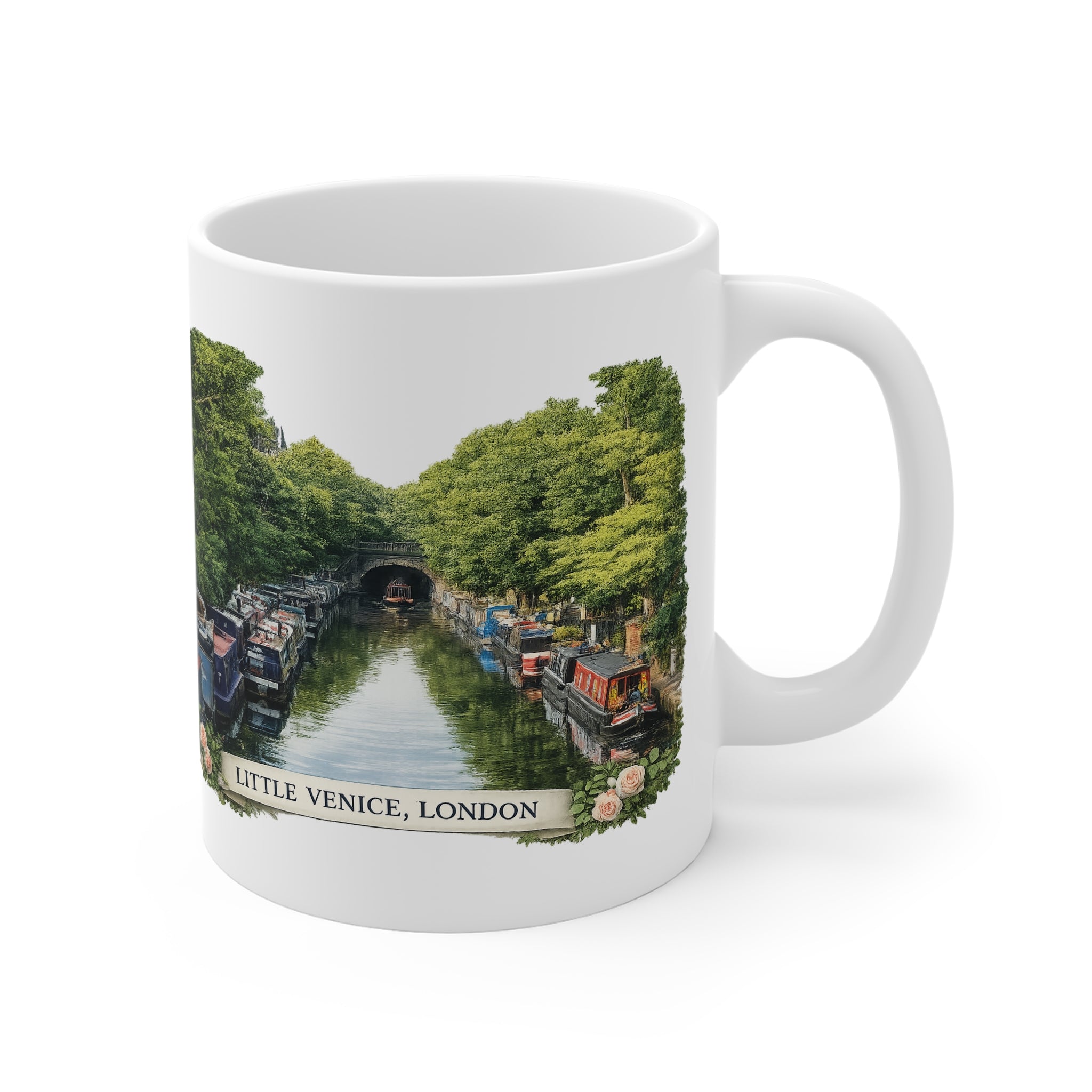 Little Venice London Mug — Scenic Regents  Canal Boat Coffee Cup