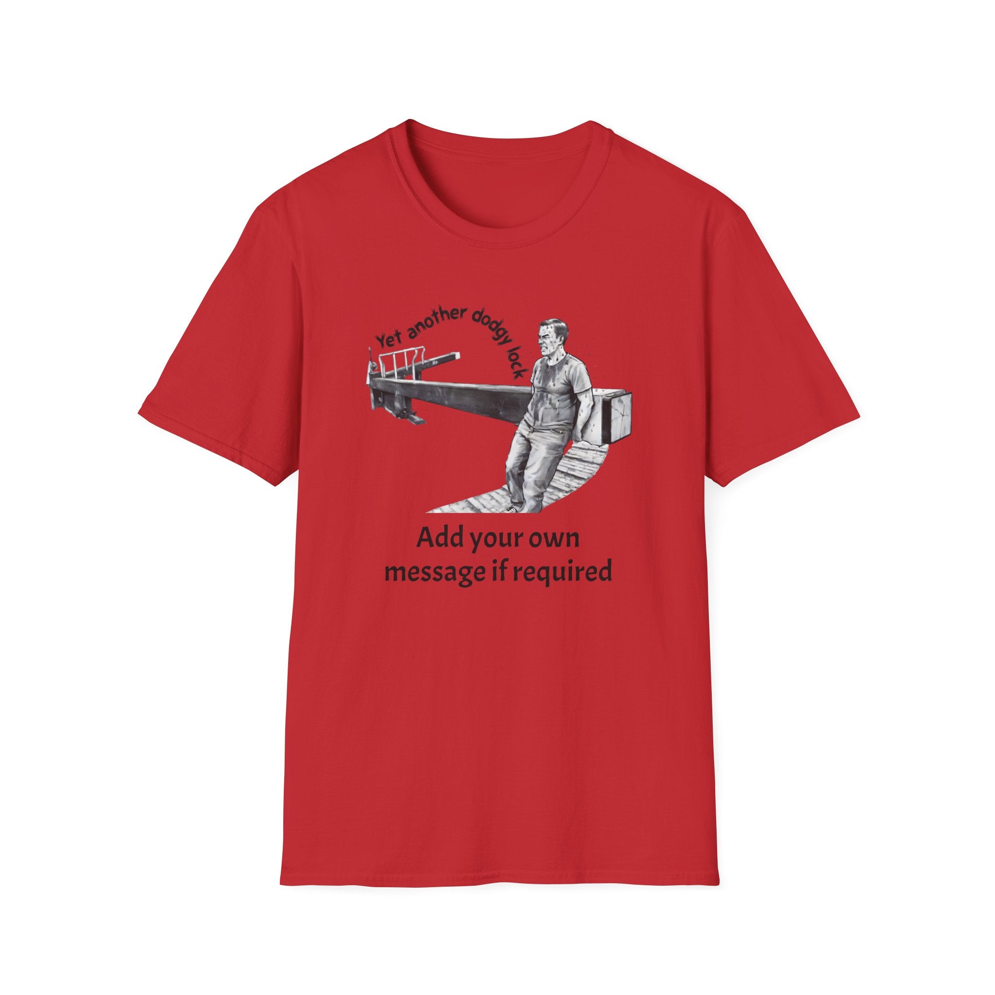 Yet Another Dodgy Lock | Funny Narrowboat Canal Lock Gate T-Shirt | Canal & Narrowboat Collection Printify
