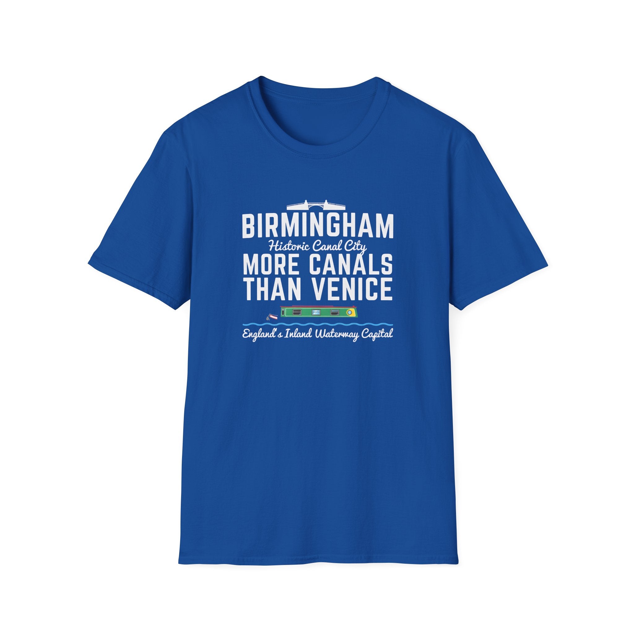 Fat Boris Store: Historic Birmingham "More Canals Than Venice" T-Shirt