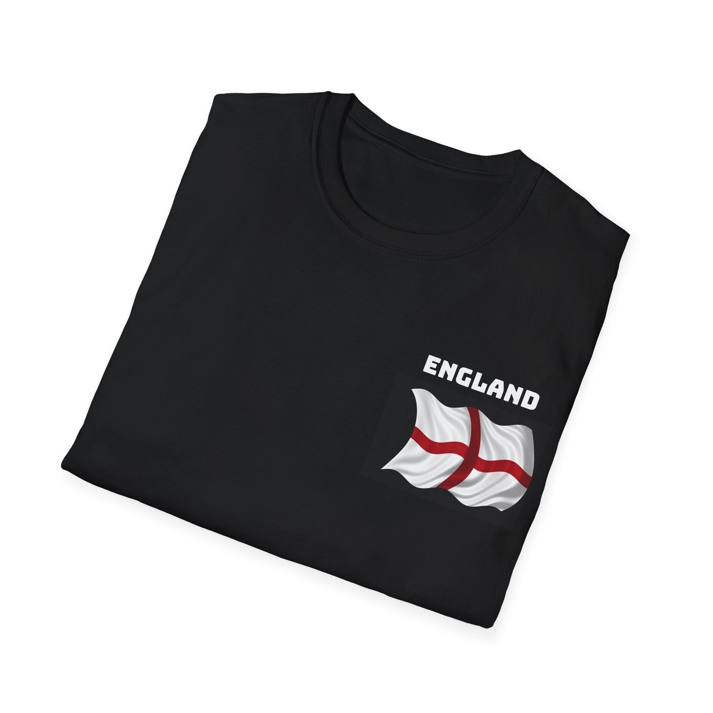 Flag of St. George England Icon T-Shirt, England Flag Tee, Patriotic Unisex Printify