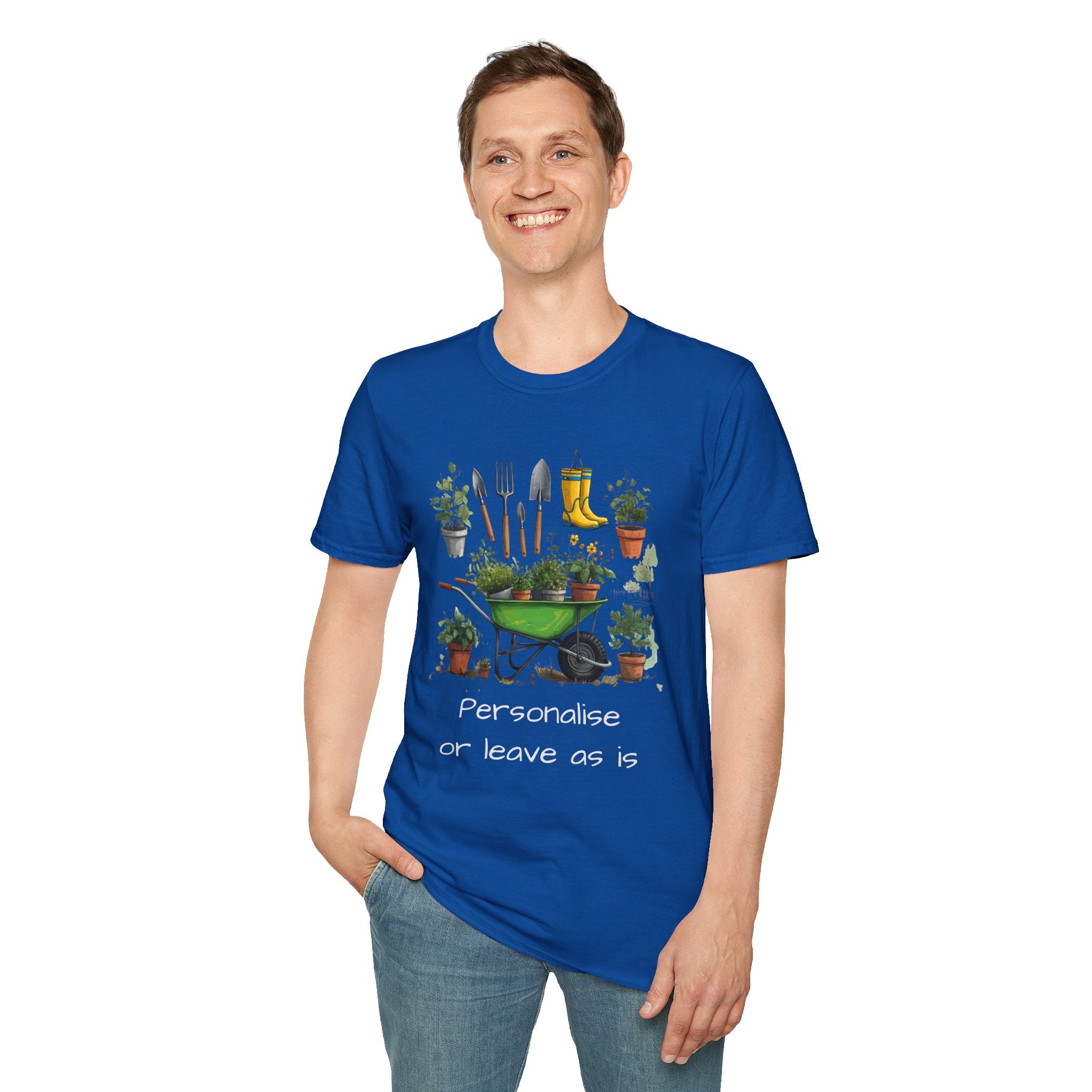 Gardening Tools Wheelbarrow T‑Shirt — Plant Lover Garden Tee Printify