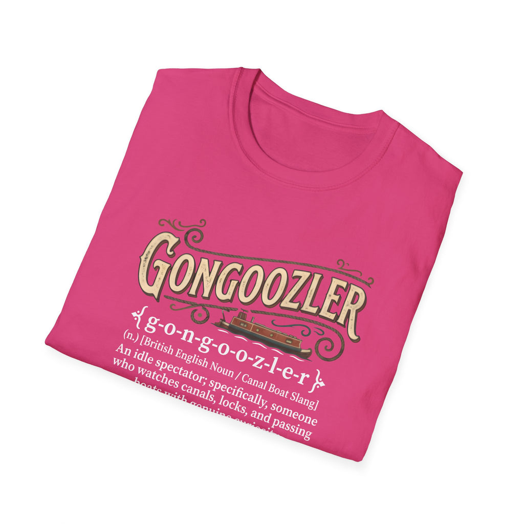 Gongoozler Definition T-Shirt — Vintage  Canal Watching Tee (Personalise Option) Printify