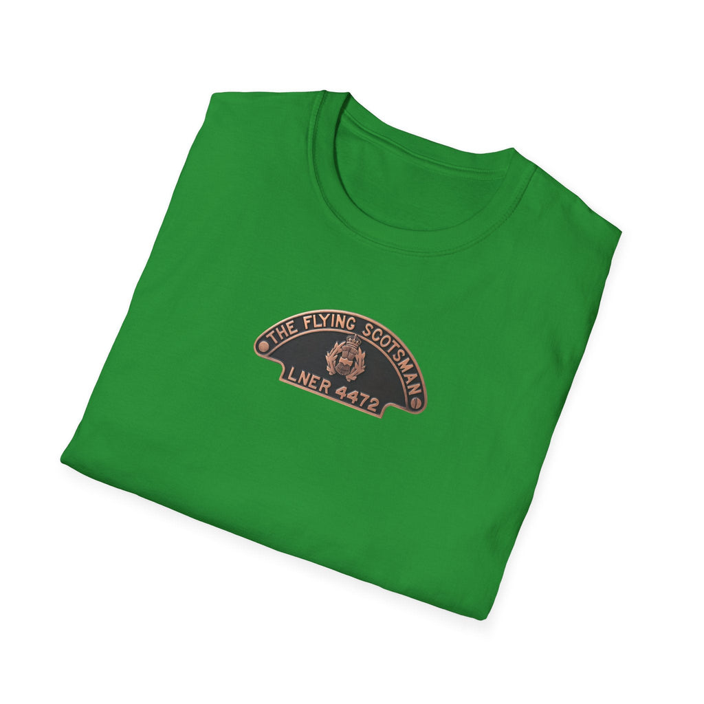 Flying Scotsman LNER 4472 Name Plate T-Shirt Printify
