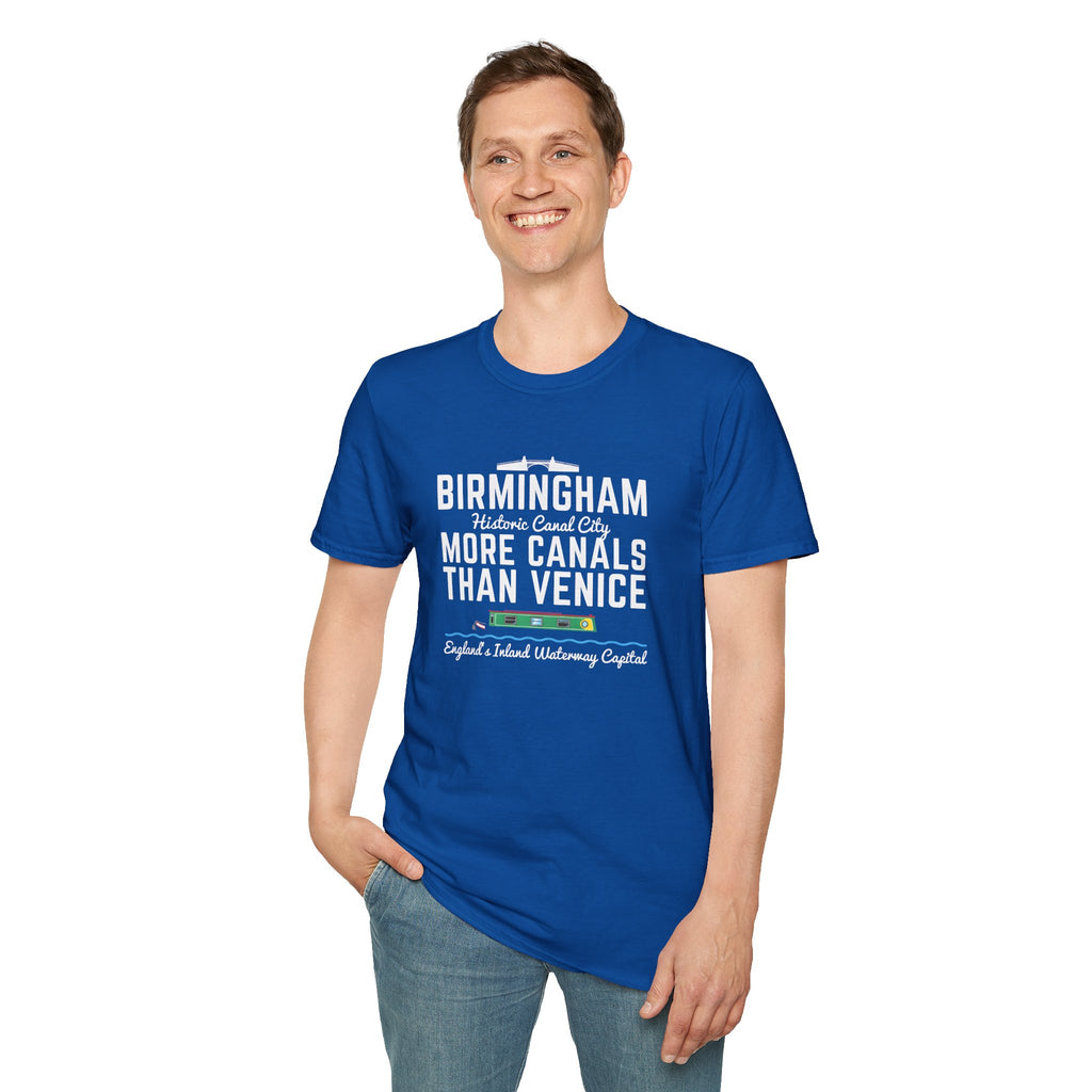 Fat Boris Store: Historic Birmingham "More Canals Than Venice" T-Shirt