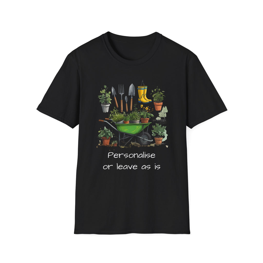 Gardening Tools Wheelbarrow T‑Shirt — Plant Lover Garden Tee Printify
