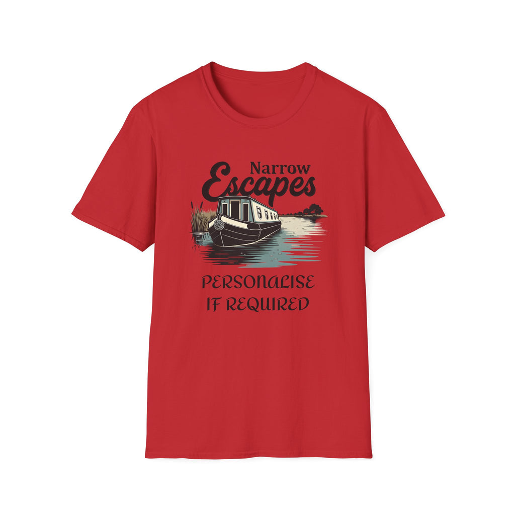 Classic Narrowboat t-shirt perfect for canal lovers, narrowboat owners & fans of Channel 4’s Narrow Escapes. Printify