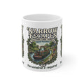 Narrow Escapes Canal Boat Mug — Traditional English Waterways Coffee Cup 