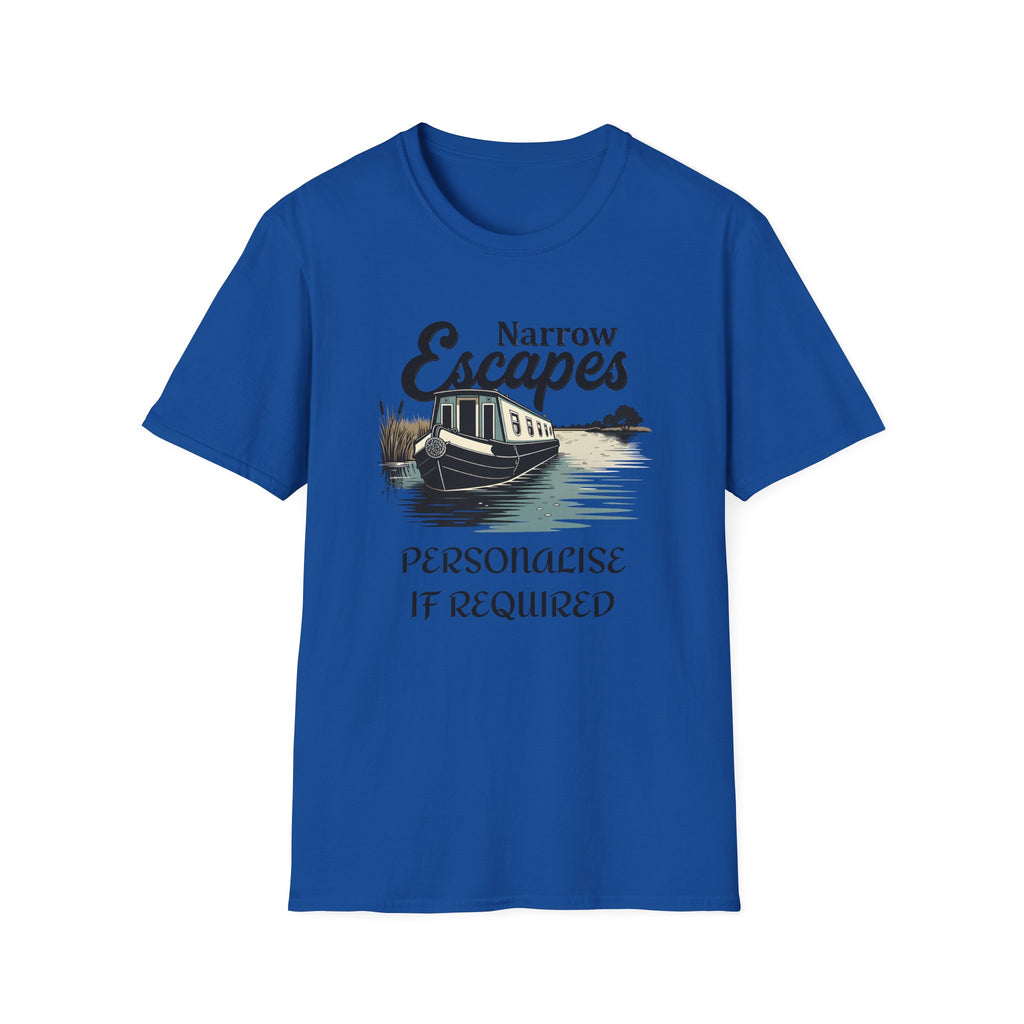 Classic Narrowboat t-shirt perfect for canal lovers, narrowboat owners & fans of Channel 4’s Narrow Escapes. Printify