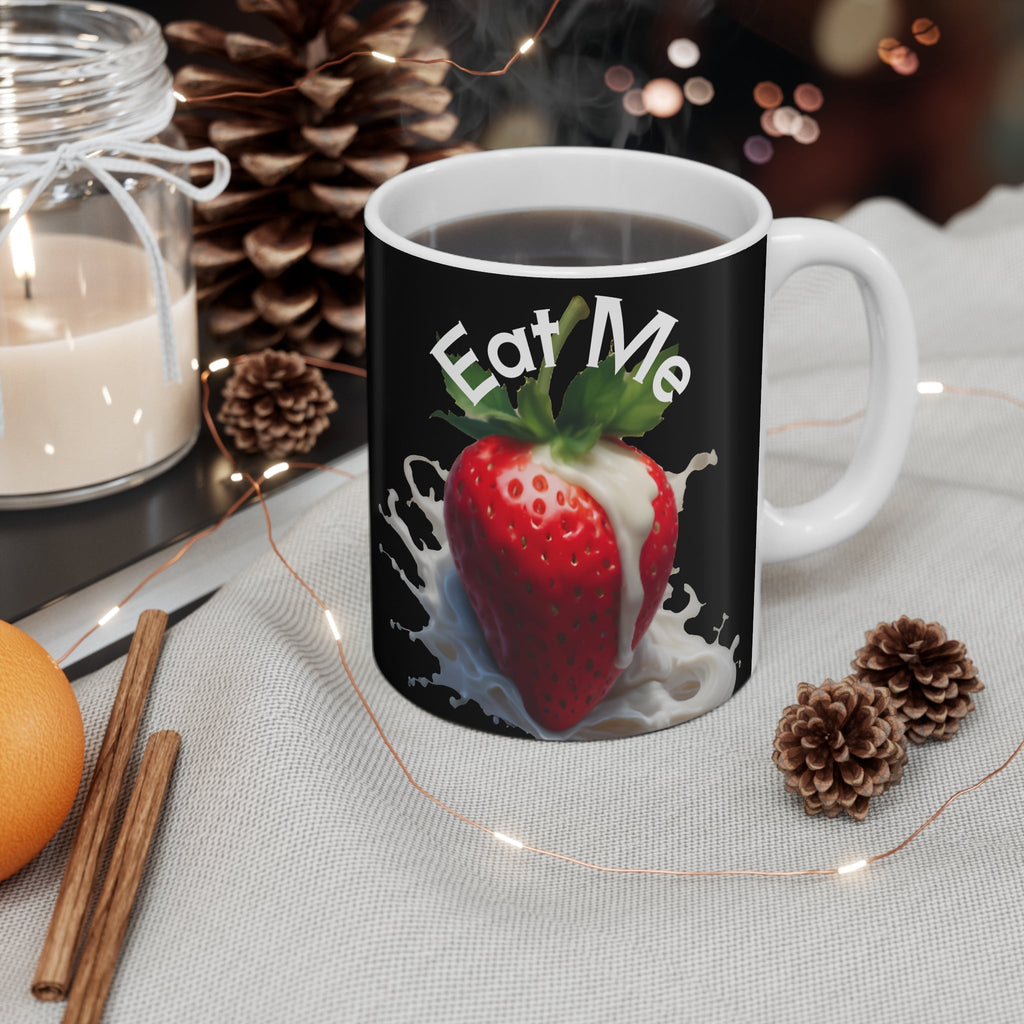 Strawberry Splash Mug | Fun Coffee Cup, Gift for Food Lovers, Kitchen [...] Printify