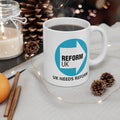 Political Logo White Mug - UK Reform Party Printify