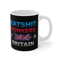 Batshit Bonkers Britain Coffee Mug – Funny UK Political Satire Printify