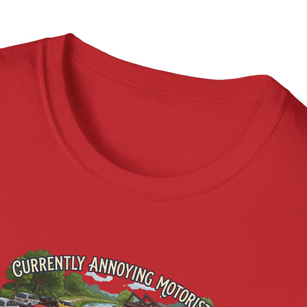 currently annoying motorists-canal swing bridge narrowboat humour t shirt