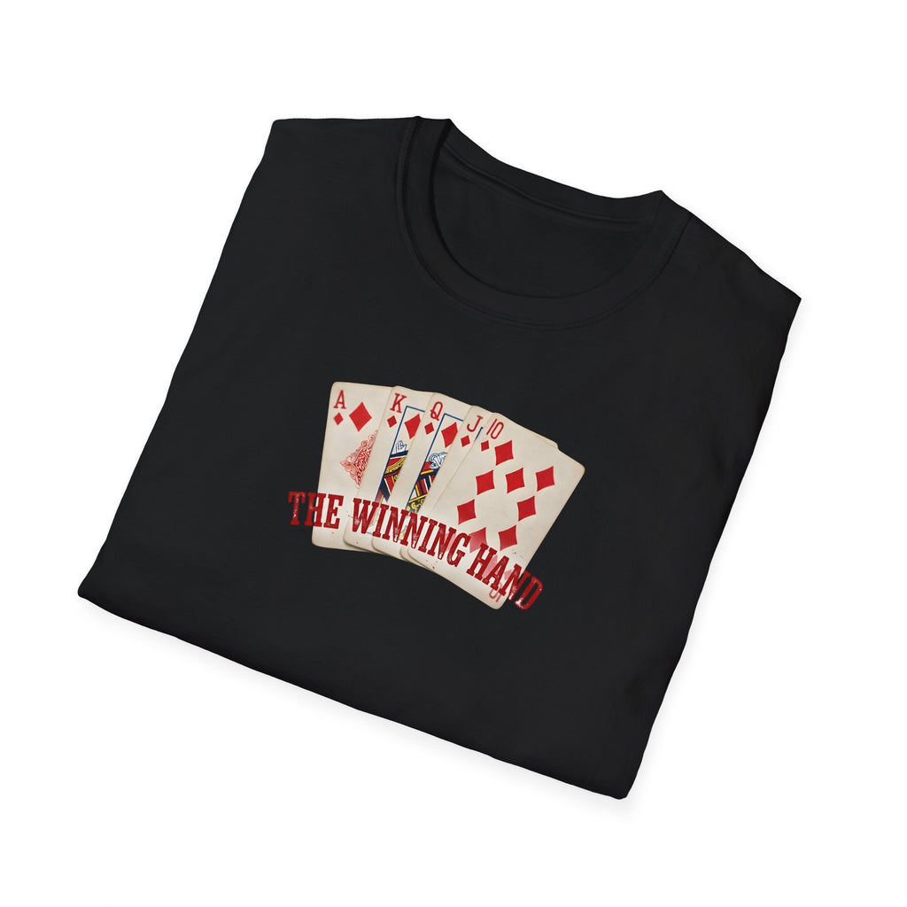 Poker T-Shirt — "The Winning Hand" Playing Cards Tee Printify