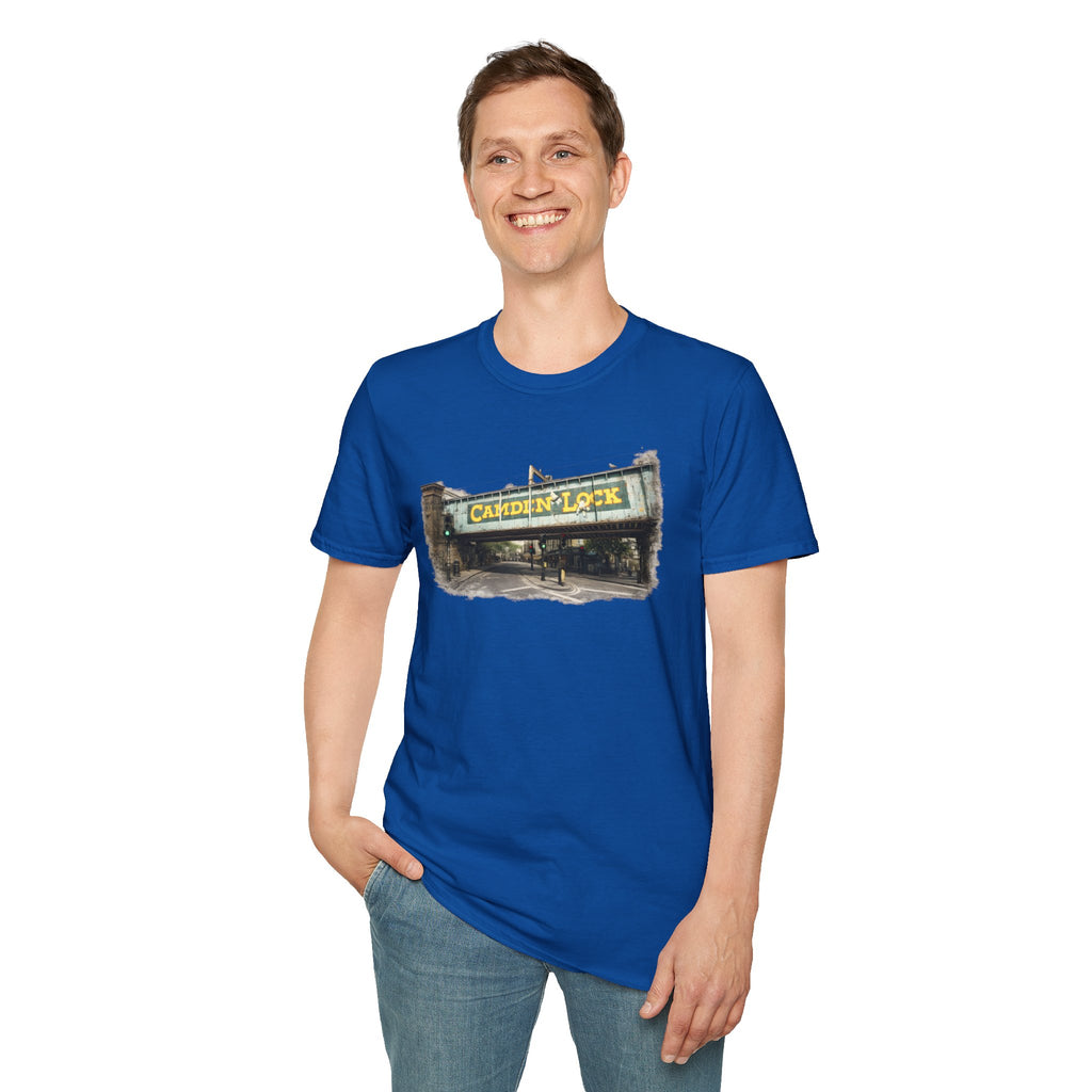 Camden Lock iconic  Bridge Graphic T-Shirt — Vintage London Market Tee