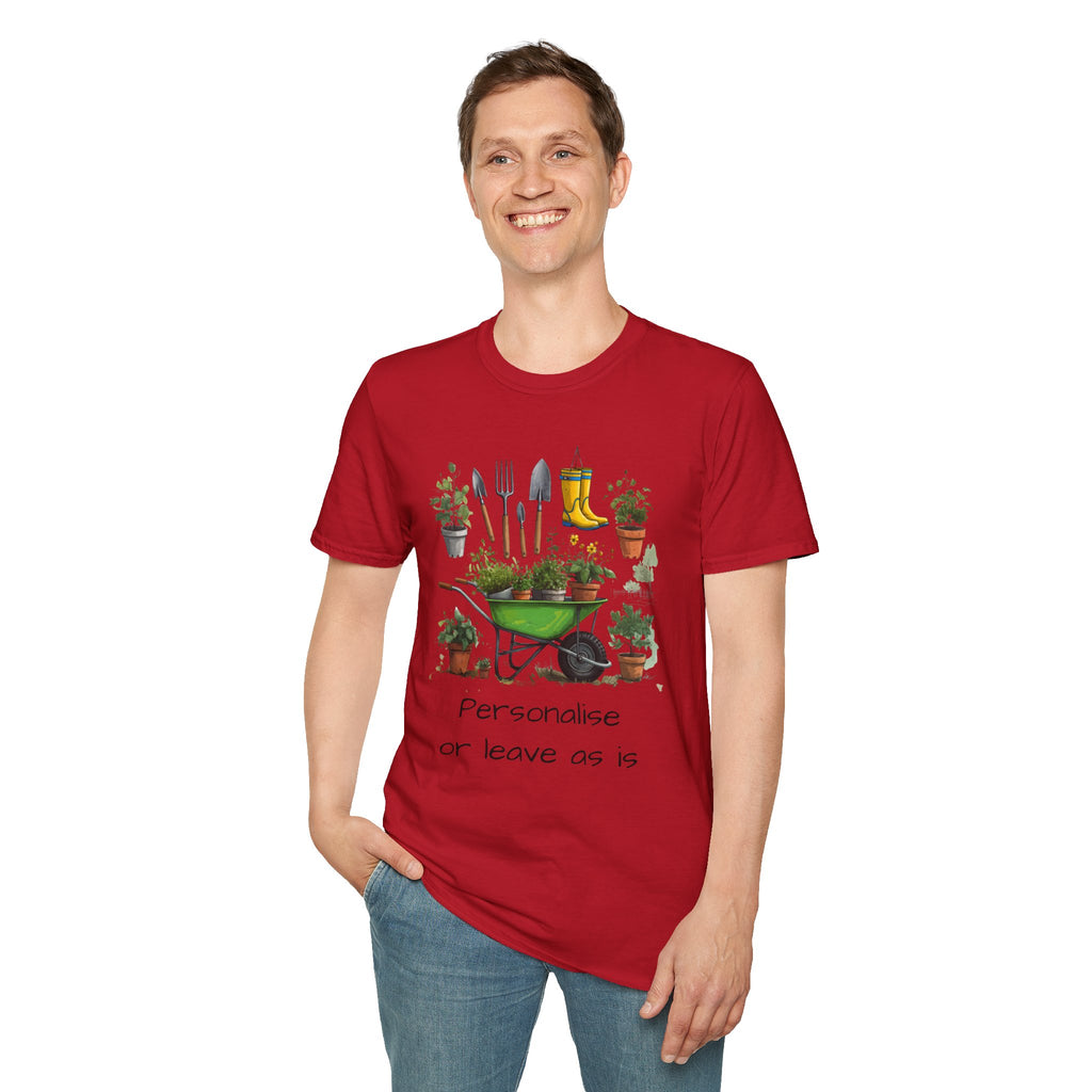 Gardening Tools Wheelbarrow T‑Shirt — Plant Lover Garden Tee Printify