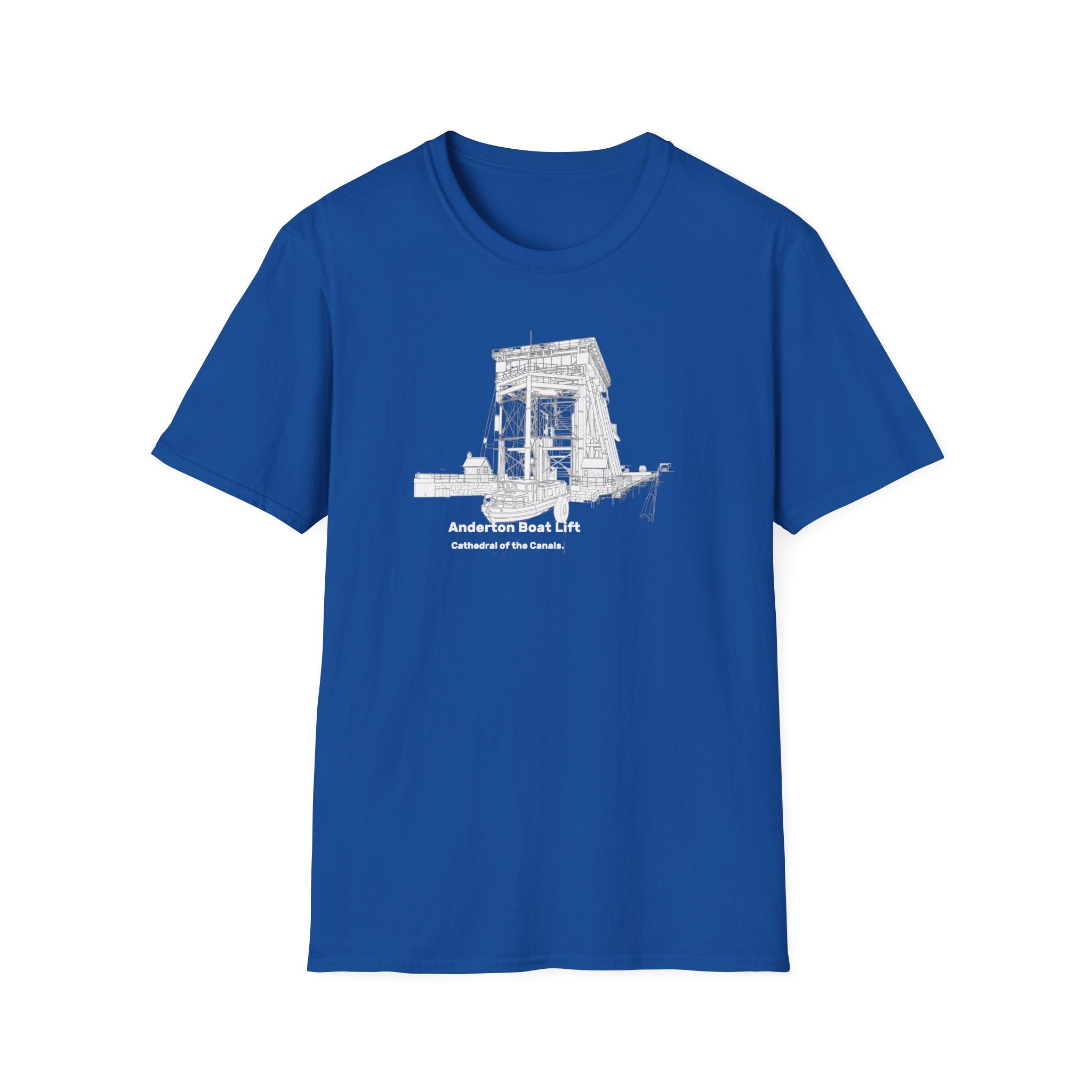 Anderton Boat Lift T-Shirt |  Cathedral of the Canals. canal landmark