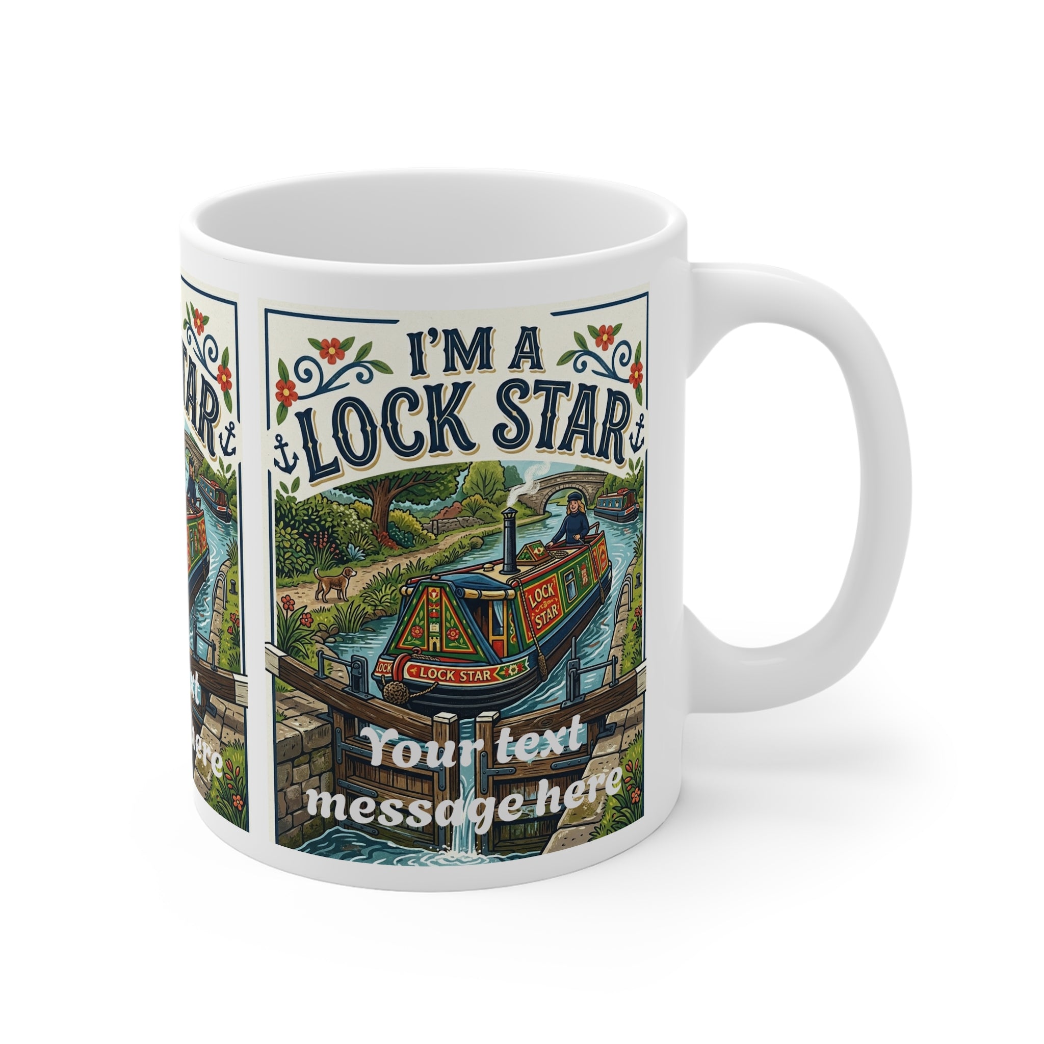 I'm a Lock Star, Personalised Coffee Mug 