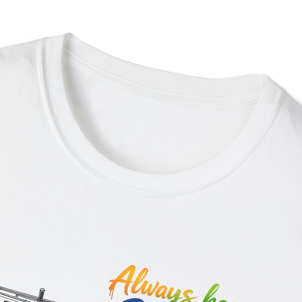 Cruising The Cut Boat T-Shirt — "Always Happy Cruising The Cut" Canal Boating Tee