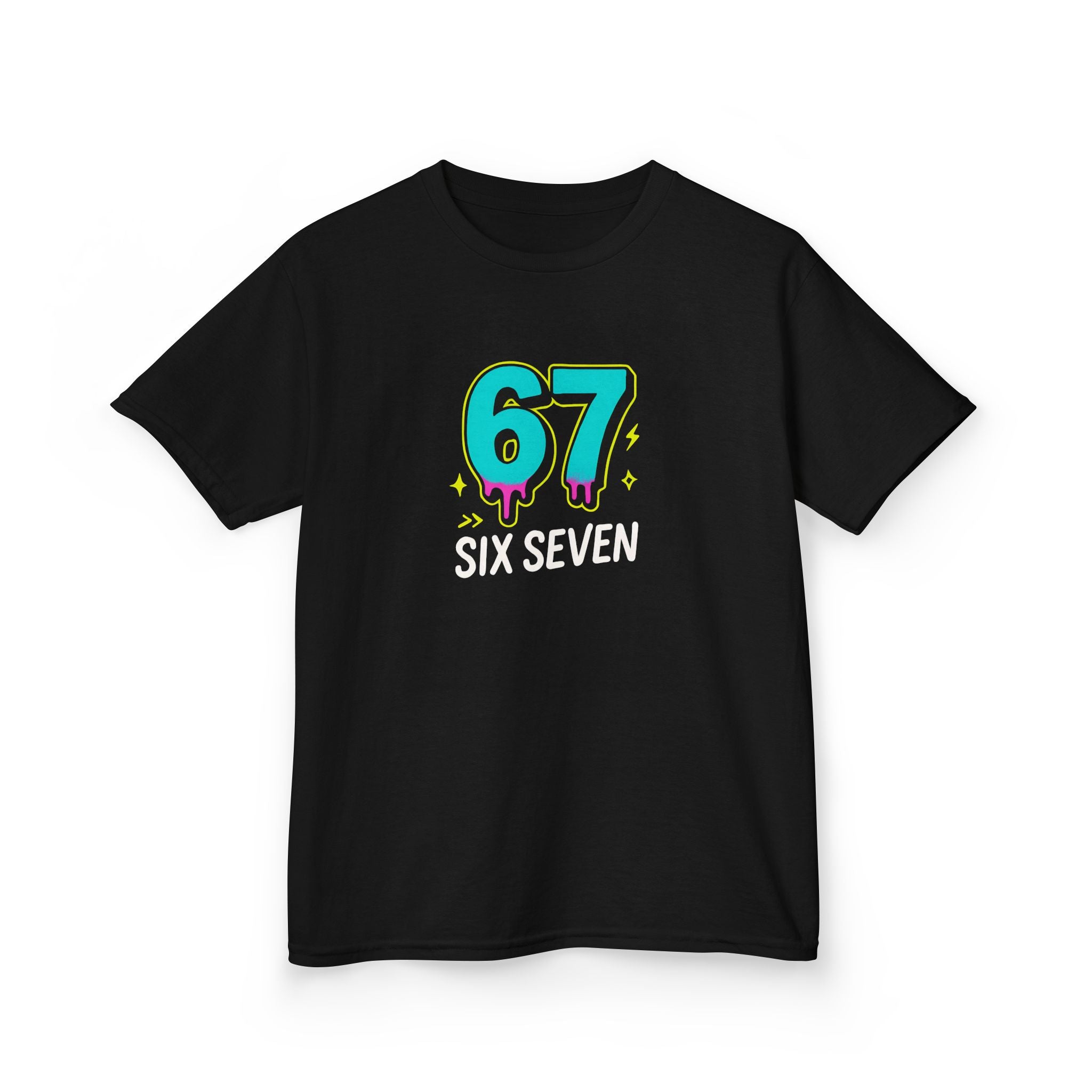 Kids Tee, Six Seven Meme Numeric Joke, Children's Shirt, Funny Math Gift, School