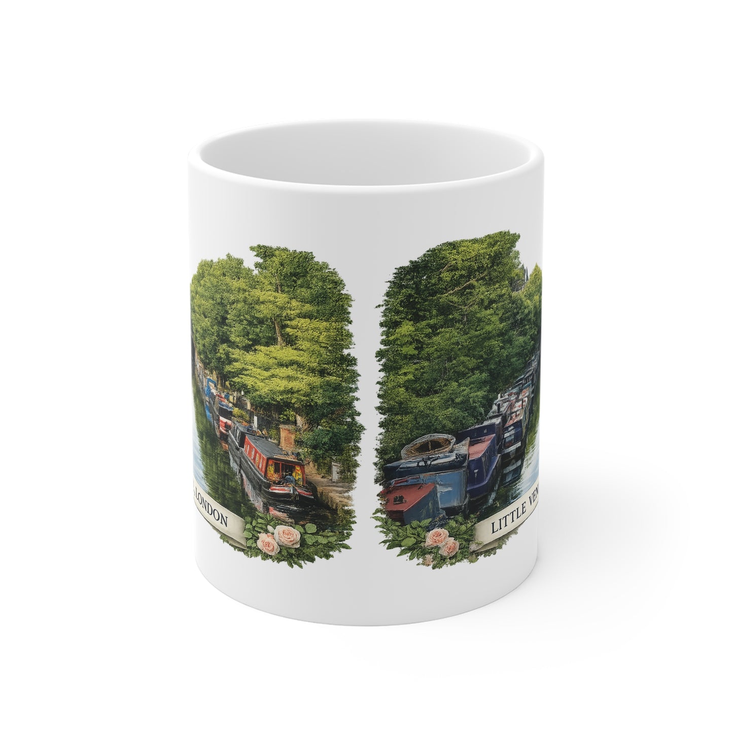 Little Venice London Mug — Scenic Regents  Canal Boat Coffee Cup