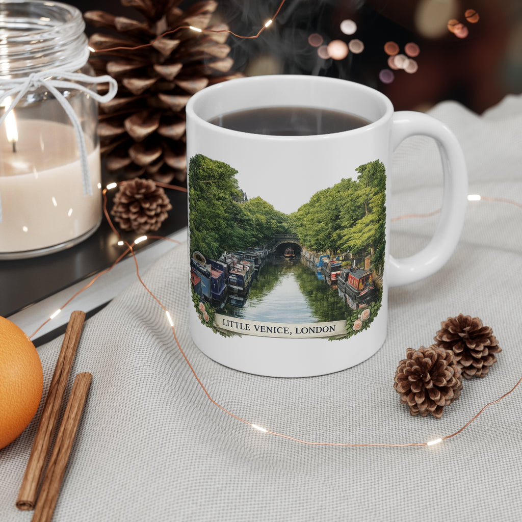 Little Venice London Mug — Scenic Regents  Canal Boat Coffee Cup